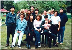 Debbie and friends in 1999