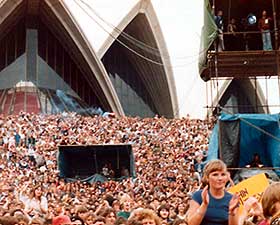 Crowd at the Opera House