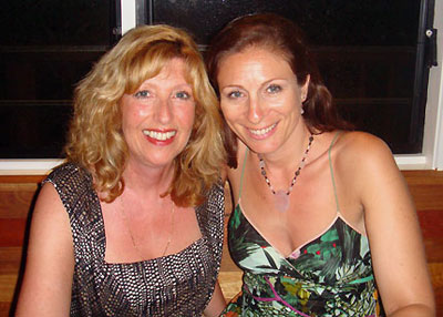 Cyndy and Debbie at Beach Cafe