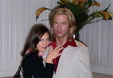 Debbie and Brad Pitt