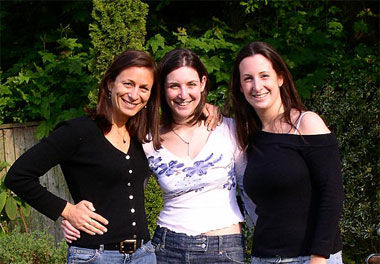 Debbie, Hayley and Dominique