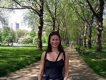 Debbie in Green Park