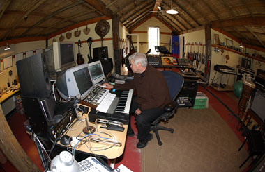 Todd in studio