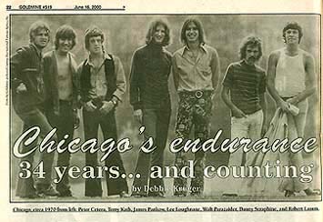 Chicago heading and photo from 1970