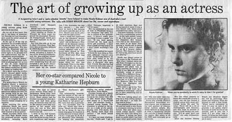 Nicole Kidman article and photo