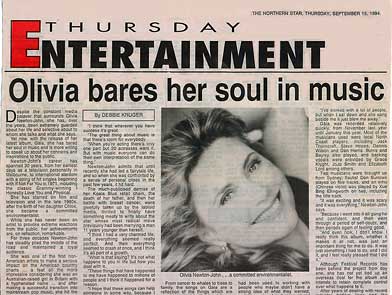 Article with picture of Olivia
