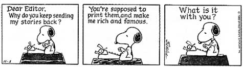 Snoopy cartoon